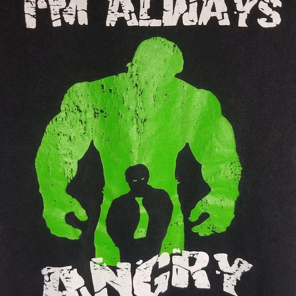 GUC Hulk "I'm always angry" graphic t-shirt. - Picture 3 of 5